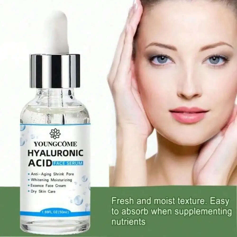 Hyaluronic Acid Facial Essence Deep Repair Moisturizing Facial Skin Anti-aging Essence Korean Skin Care Products - KIMLUD