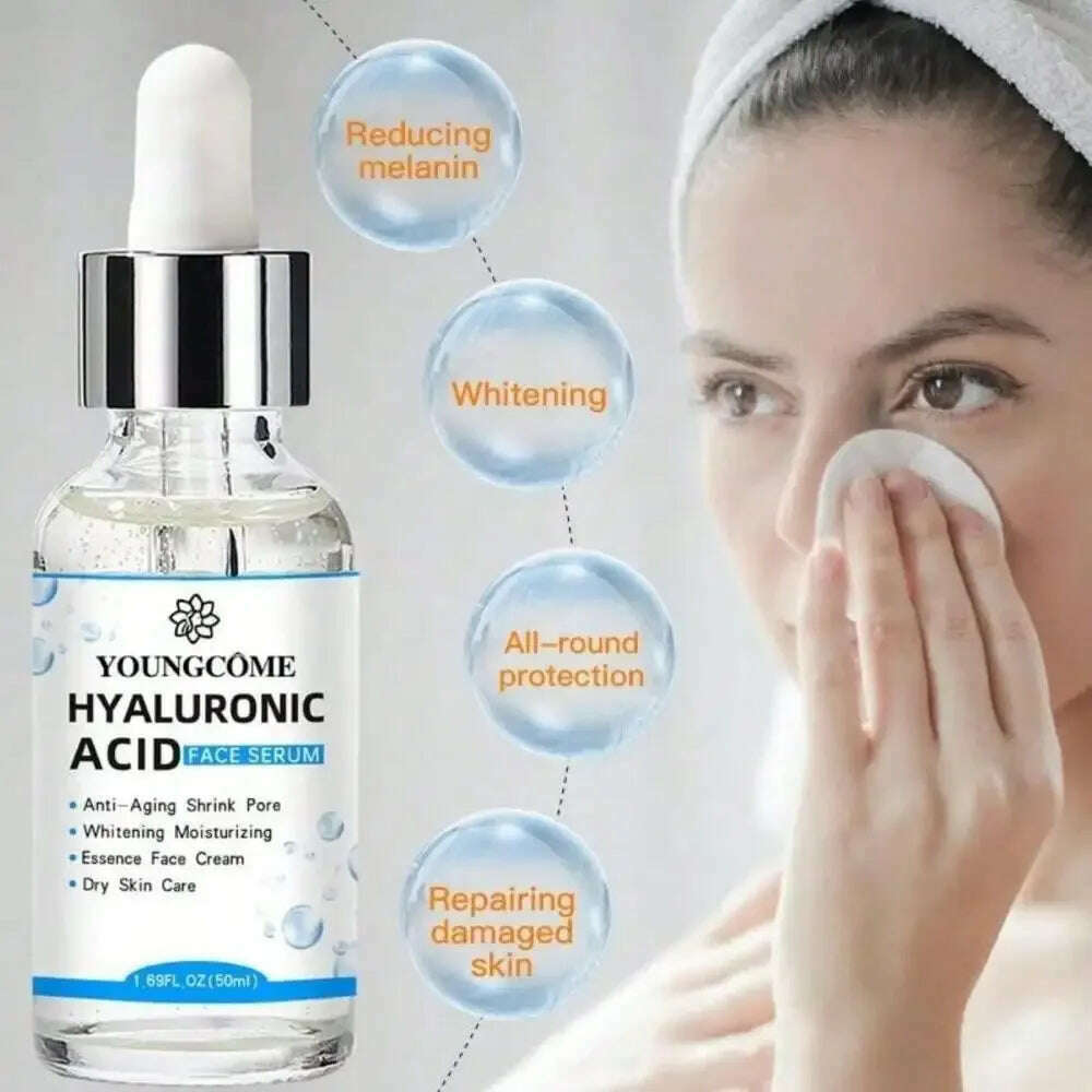 Hyaluronic Acid Facial Essence Deep Repair Moisturizing Facial Skin Anti-aging Essence Korean Skin Care Products - KIMLUD