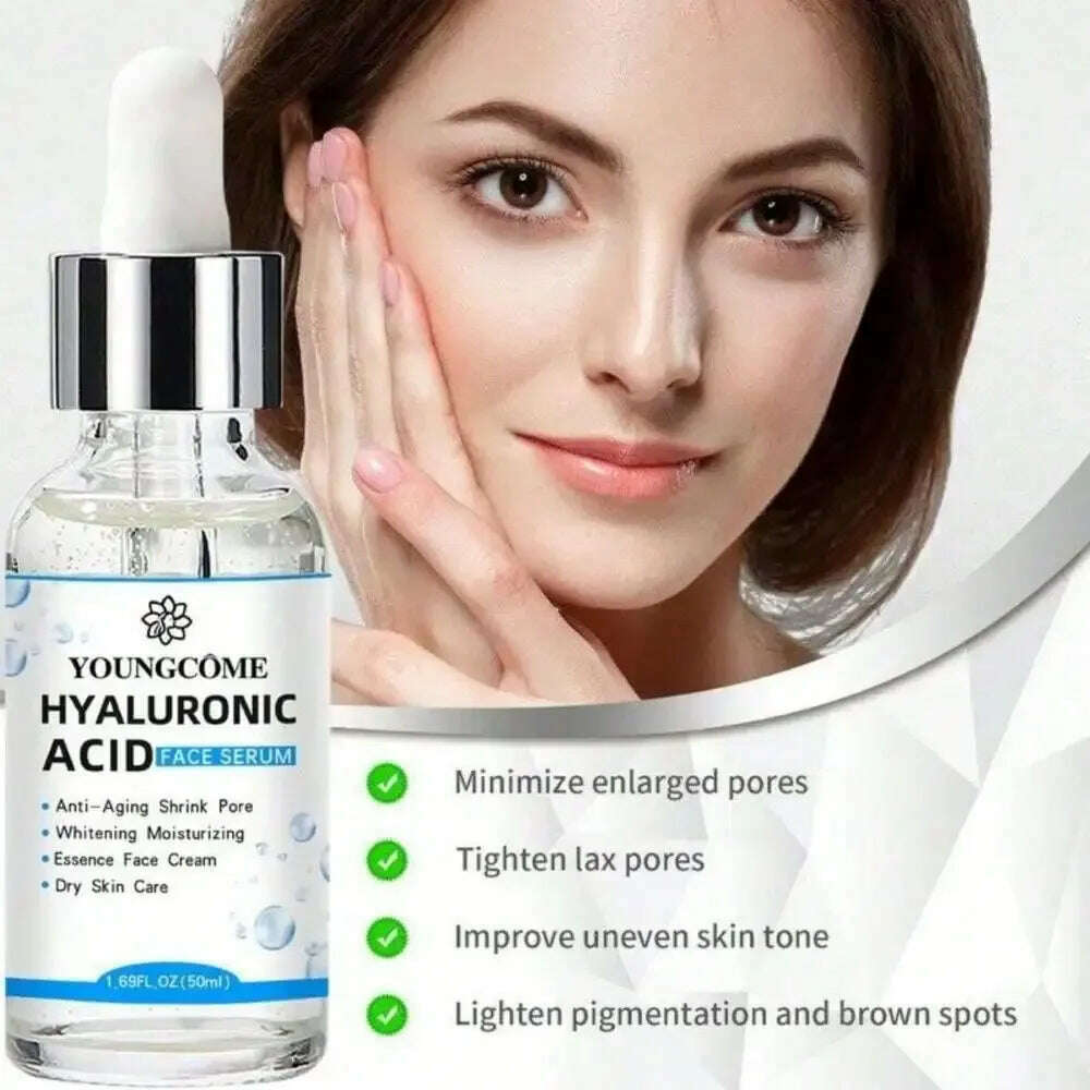 Hyaluronic Acid Facial Essence Deep Repair Moisturizing Facial Skin Anti-aging Essence Korean Skin Care Products - KIMLUD