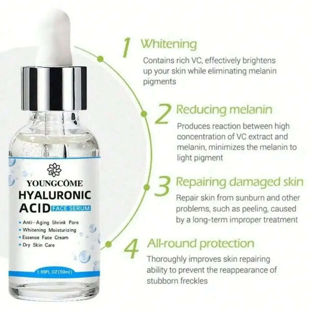 Hyaluronic Acid Facial Essence Deep Repair Moisturizing Facial Skin Anti-aging Essence Korean Skin Care Products - KIMLUD