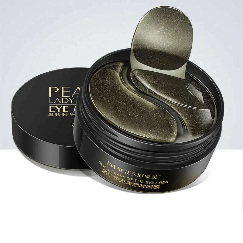 KIMLUD, IMAGES Seaweed Black Pearl Gold Collagen Eye Patches Anti Dark Circle Anti-wrinkle Eye Mask Moisturizing Eyes Care Masks 120pcs, KIMLUD Womens Clothes