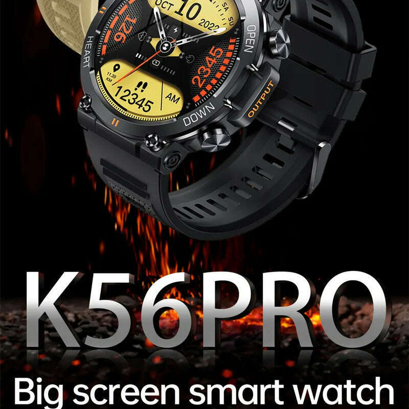 K56 Pro Smart Watch 1.39 Inch Men Women BT Call Heart Rate Blood Pressure 400mah Big Battery Sport Outdoors Smartwatch - KIMLUD