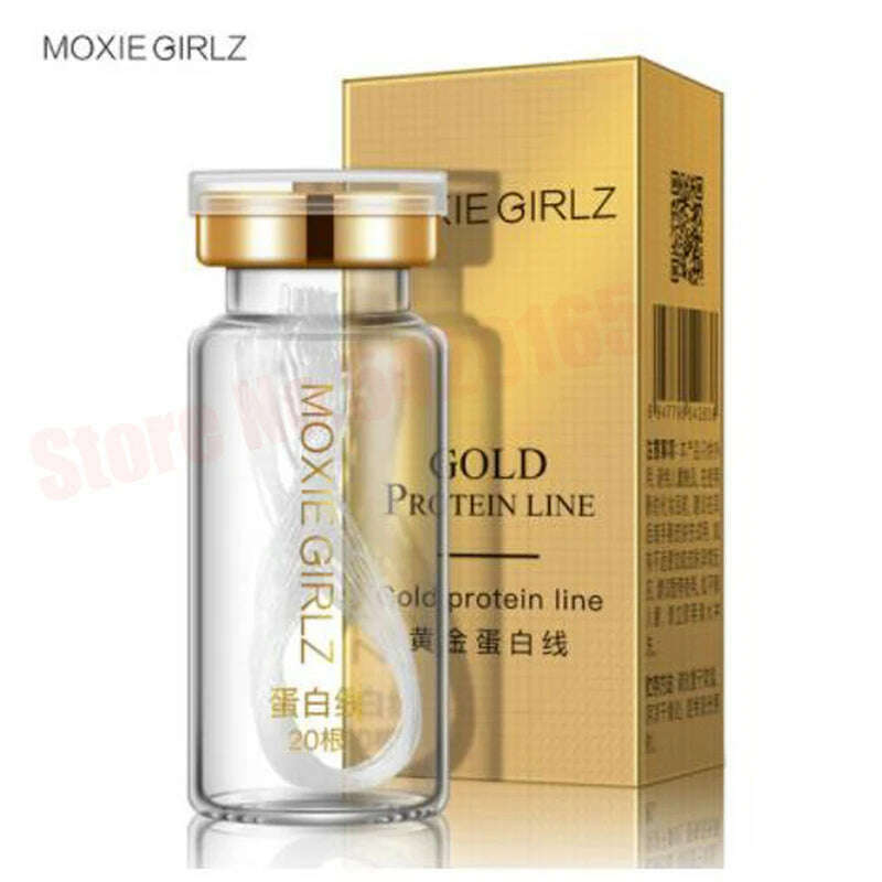 Korean Protein Thread Gold Protein Line Absorbable Anti-wrinkle Face Filler Women Beauty Care Skin Collagen Based - KIMLUD