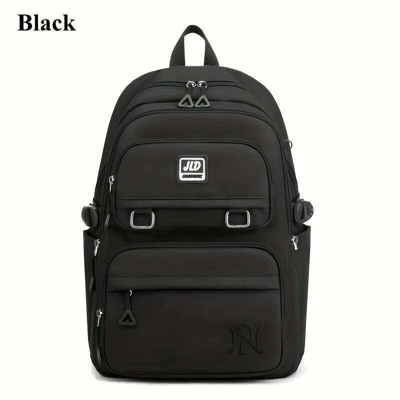 Large Capacity Students Backpack Casual Waterproof Nylon Double Shoulder Bag Fashion Travel College Bag - KIMLUD