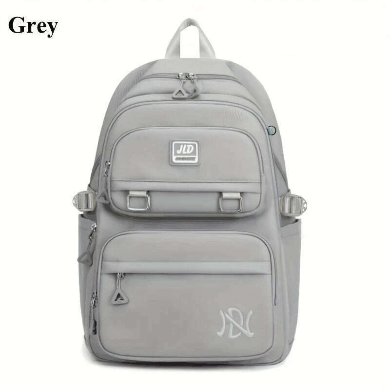 Large Capacity Students Backpack Casual Waterproof Nylon Double Shoulder Bag Fashion Travel College Bag - KIMLUD