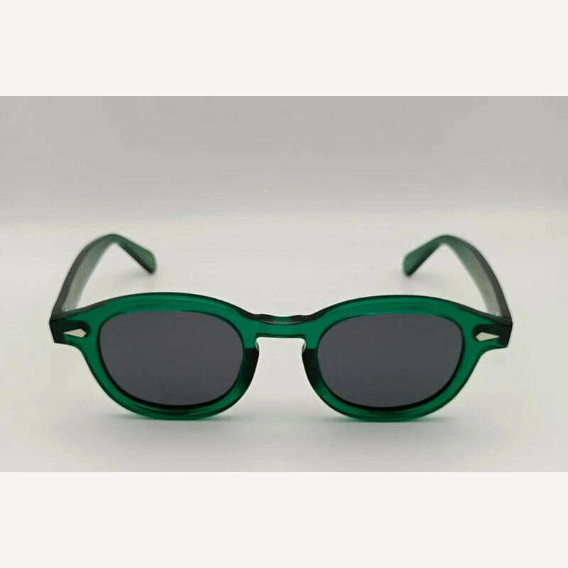 KIMLUD, Lemtosh Sunglasses Man Johnny Depp Polarized Sun Glasses Woman Luxury Brand Vintage Acetate Frame Blue Night Vision Goggles, C20 / CHINA / With Box Small, KIMLUD Womens Clothes
