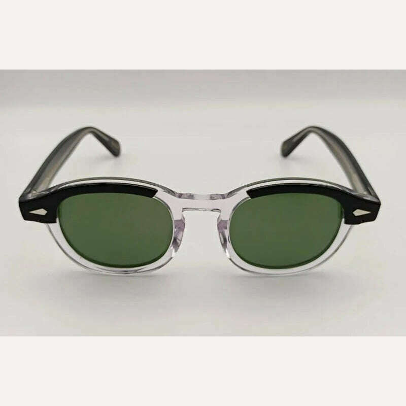 KIMLUD, Lemtosh Sunglasses Man Johnny Depp Polarized Sun Glasses Woman Luxury Brand Vintage Acetate Frame Blue Night Vision Goggles, KIMLUD Womens Clothes