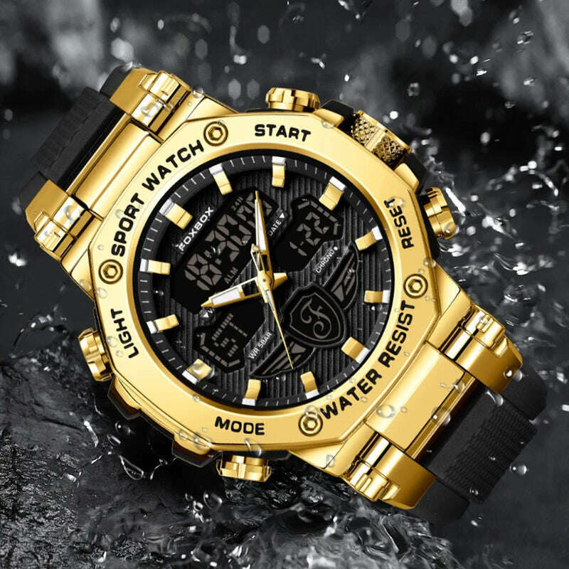 KIMLUD, LIGE Diver Watch Men LIGE Top Brand Luxury Men's Quartz Wristwatches Military Sports Waterproof Chronograph Relogios Masculino, KIMLUD Womens Clothes