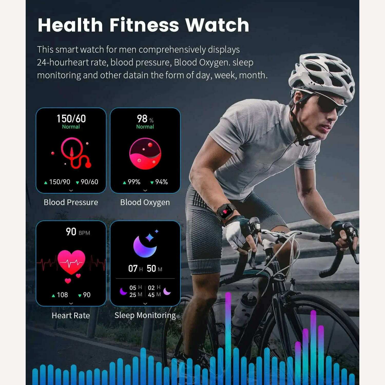 LIGE Smart Watch Men 1.96" Sports Fitness Bracelet Waterproof Voice Assistant Bluetooth Call For Android IOS Smartwatch New 2024 - KIMLUD