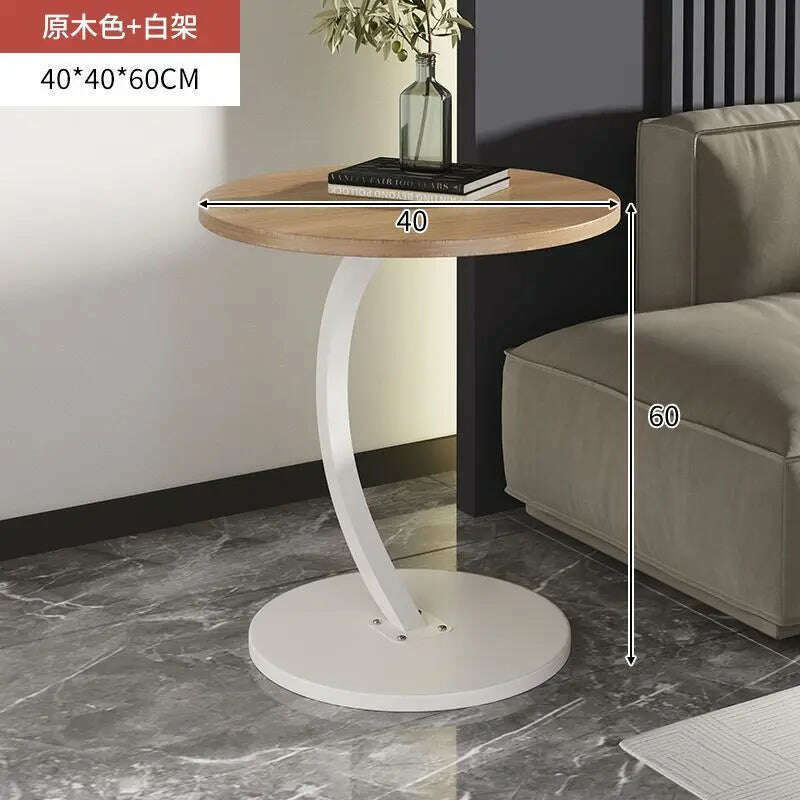 KIMLUD, Light luxury small coffee table, simple and modern side table, bedside small table, small unit type side table,End Tables, J, KIMLUD APPAREL - Womens Clothes