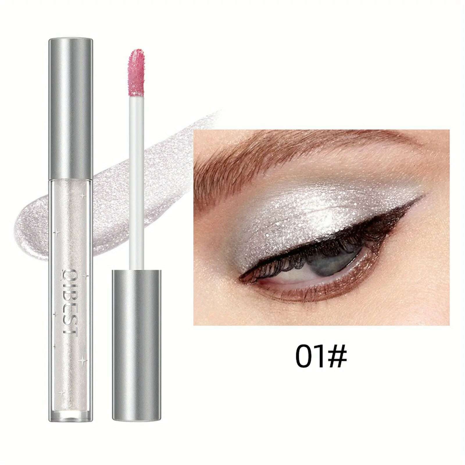 KIMLUD, Liquid Eyeshadow Sticker Cosmetics Shadows Pencil Eyeliner Quick-drying Glitter Shimmer Eyeshadow Pen Outline Eye Makeup, 1, KIMLUD APPAREL - Womens Clothes