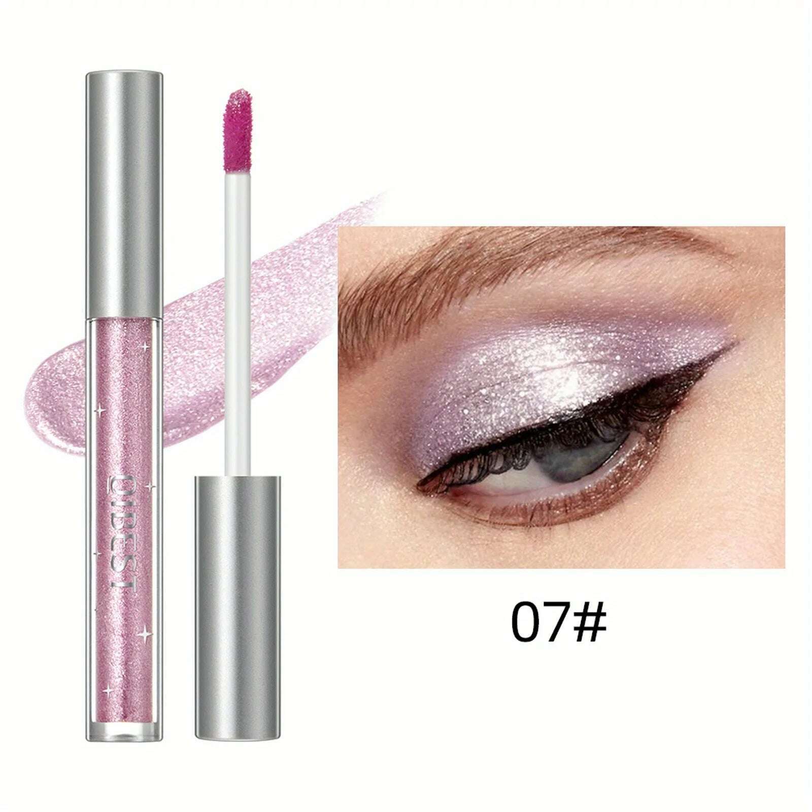 KIMLUD, Liquid Eyeshadow Sticker Cosmetics Shadows Pencil Eyeliner Quick-drying Glitter Shimmer Eyeshadow Pen Outline Eye Makeup, 7, KIMLUD APPAREL - Womens Clothes