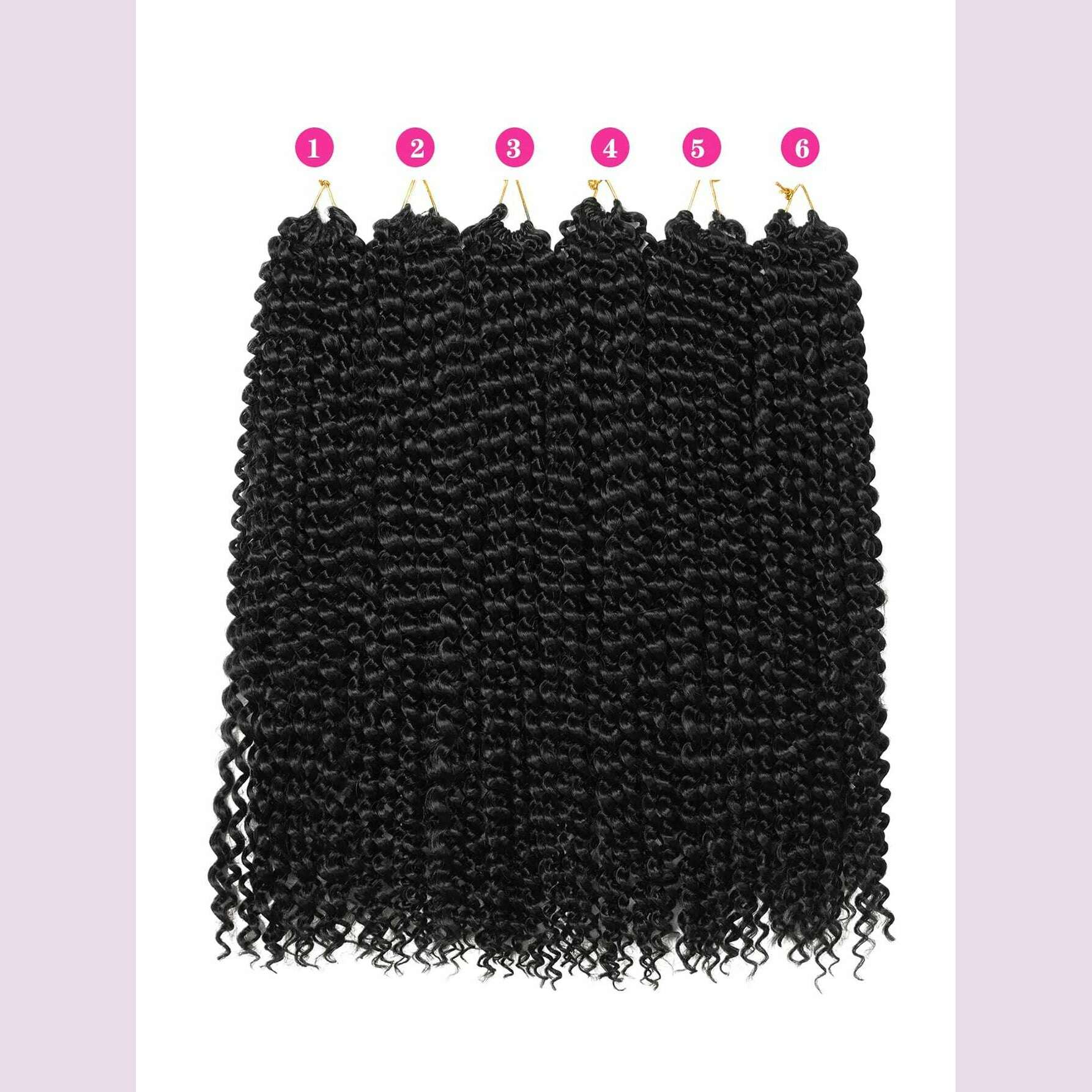 KIMLUD, Long Passion Twist Hair (18,24 Inch) Water Wave Crochet Hair for Black Women Passion Twist Crochet Hair for Butterfly Locs 1 Pac, KIMLUD Womens Clothes