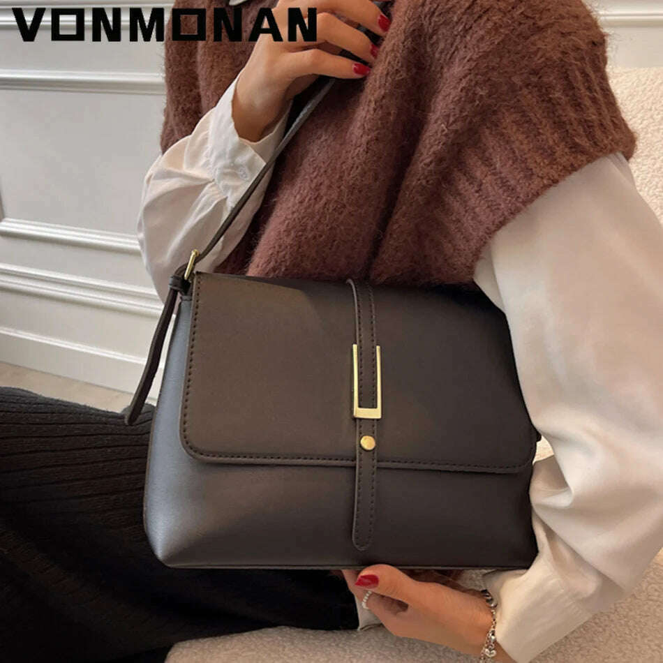 Luxury Designer Handbags Purses Women Fashion Shoulder Bags High Quality Leather Crossbody Messenger Bags for Female Sac A Main - KIMLUD