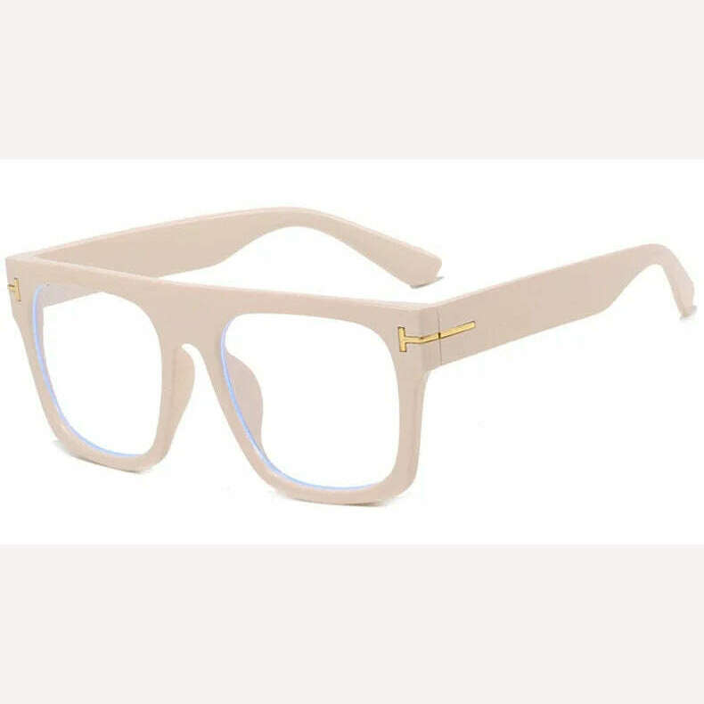 Luxury Square Reading Glasses Women High Quality Elegant Overszied Anti Blue Light Prescription Presbyopic Eyeglasses Men - KIMLUD