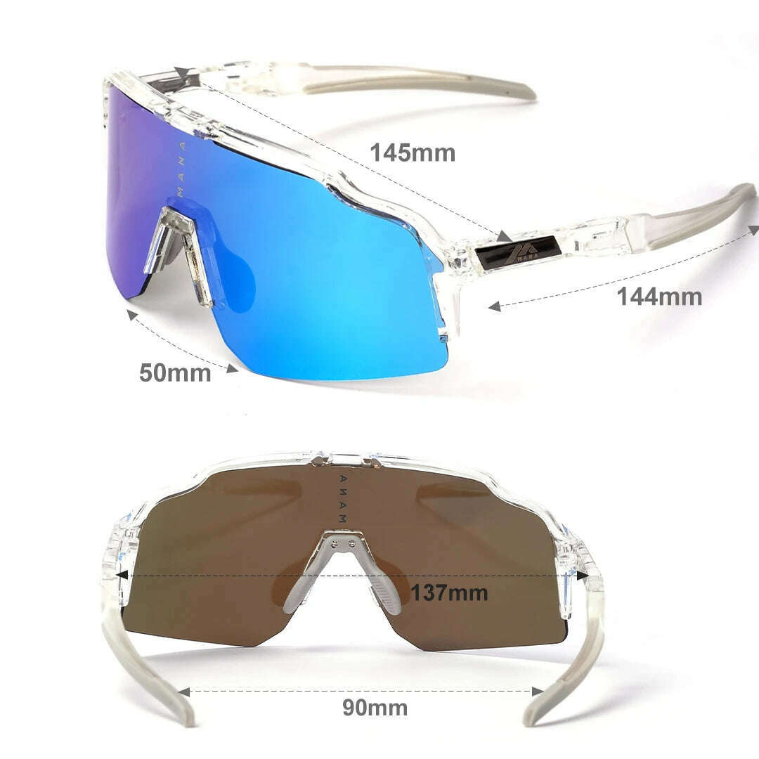 KIMLUD, MANA Cycling Sunglasses Sport Mail Goggles Bicycle Mountain Bike Glasses Men's Eyewear, KIMLUD Womens Clothes