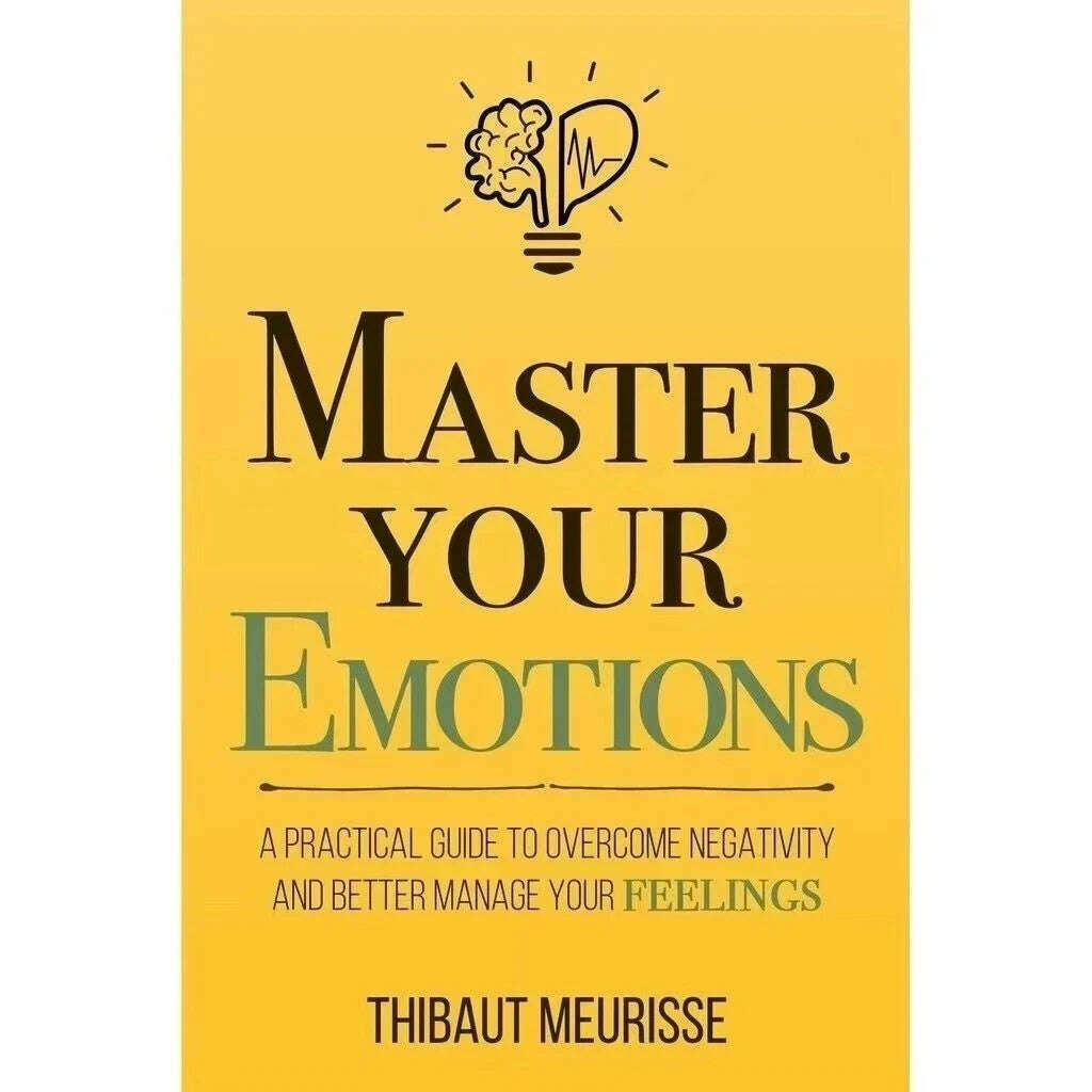 KIMLUD, Master Your Emotions English Original Novel By Thibaut Meurisse Overcome Negativity And Better Manage Your Feelings Book, KIMLUD Womens Clothes