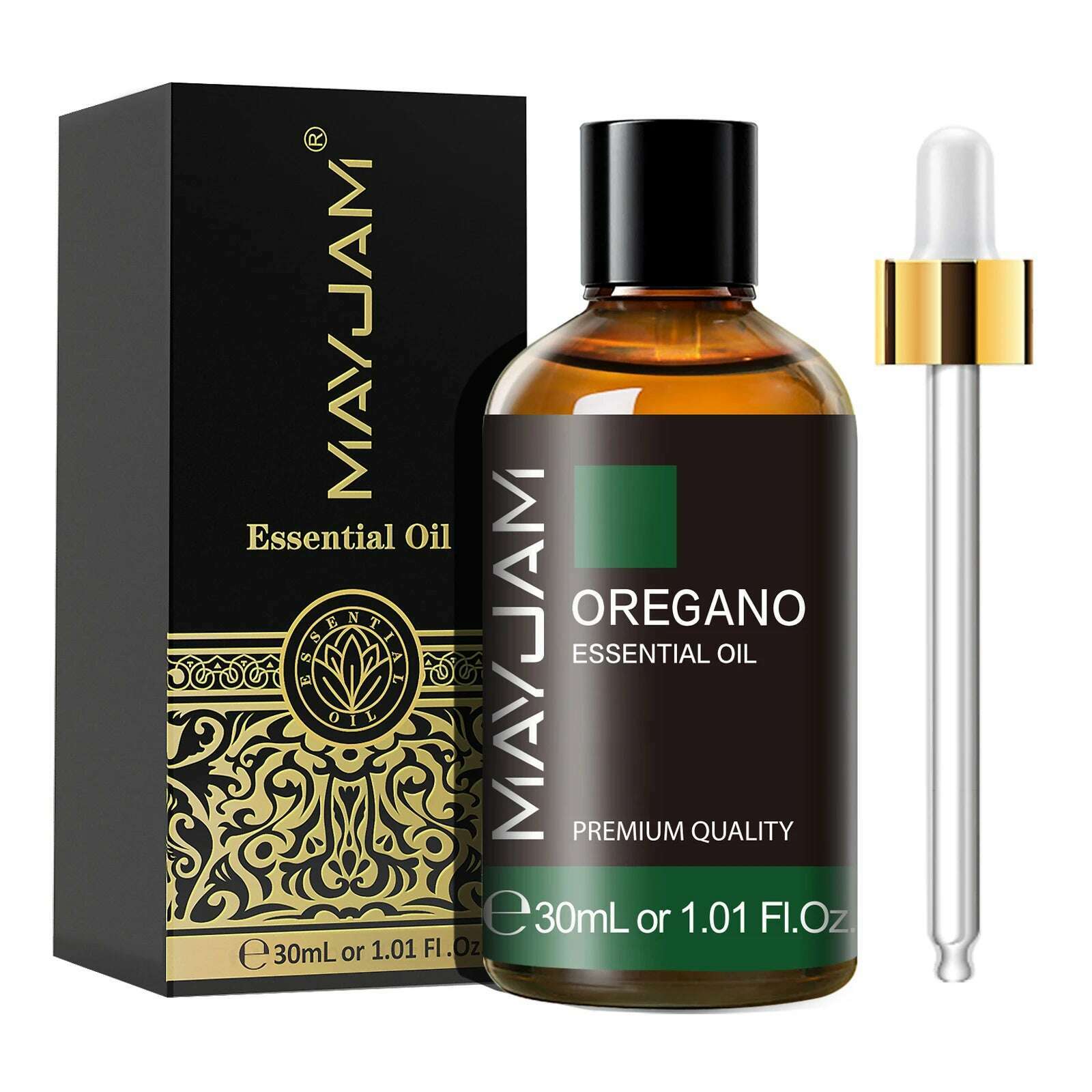 KIMLUD, MAYJAM 30ML with Dropper Essential Oils Oregano Lemon Eucalyptus Spearmint Neroli Helichrysum Turmeric Anise Star Tea Tree, Oregano / 30ml, KIMLUD APPAREL - Womens Clothes