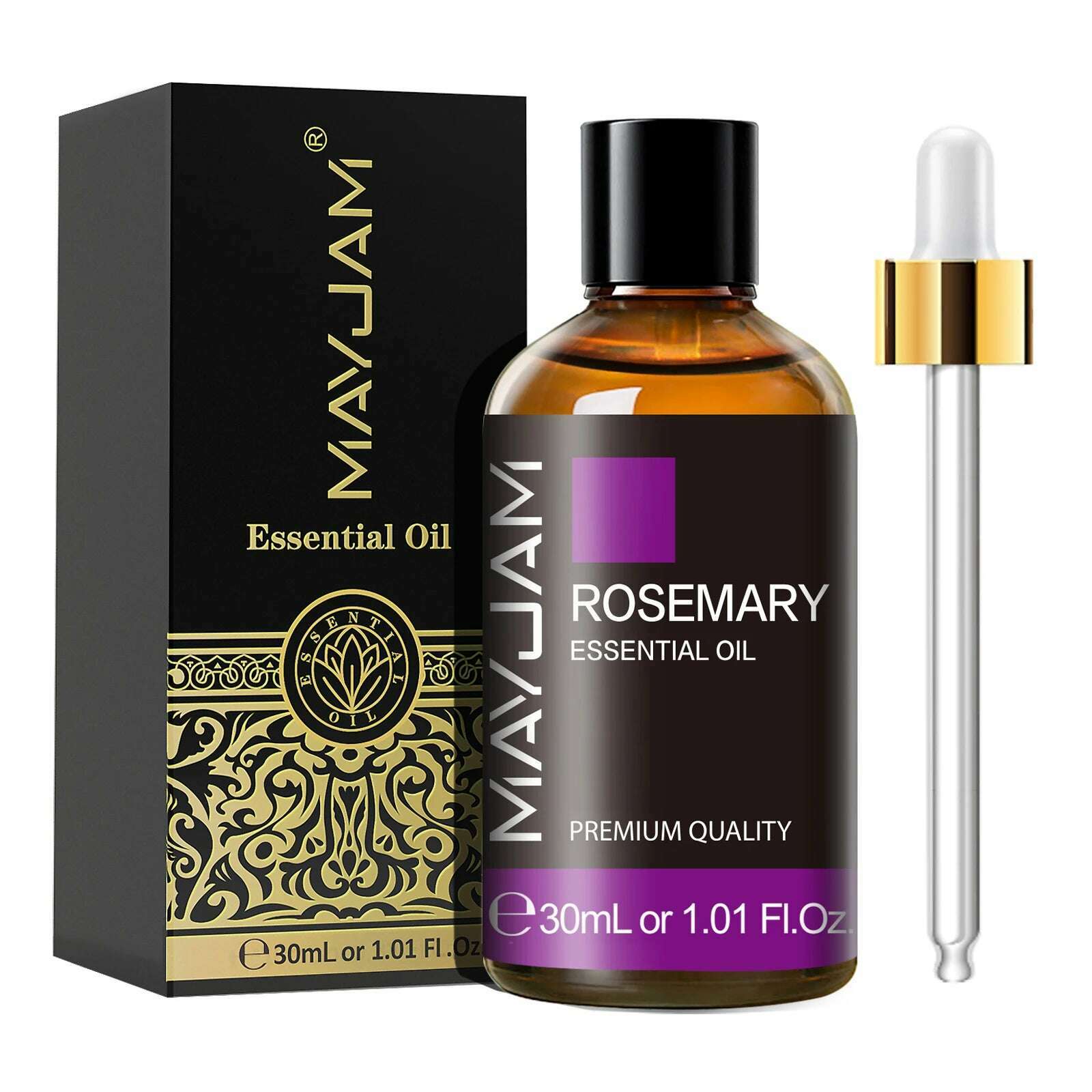 KIMLUD, MAYJAM 30ML with Dropper Essential Oils Oregano Lemon Eucalyptus Spearmint Neroli Helichrysum Turmeric Anise Star Tea Tree, Rosemary / 30ml, KIMLUD APPAREL - Womens Clothes