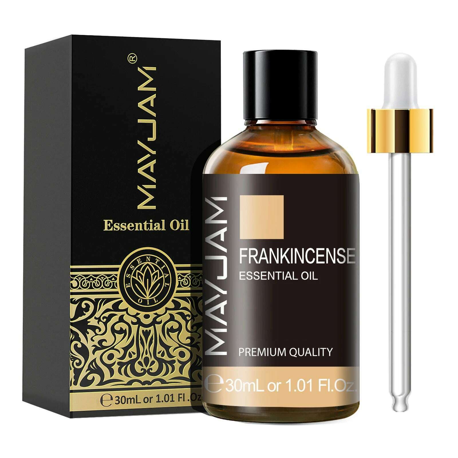 KIMLUD, MAYJAM 30ML with Dropper Essential Oils Oregano Lemon Eucalyptus Spearmint Neroli Helichrysum Turmeric Anise Star Tea Tree, Frankincense / 30ml, KIMLUD APPAREL - Womens Clothes