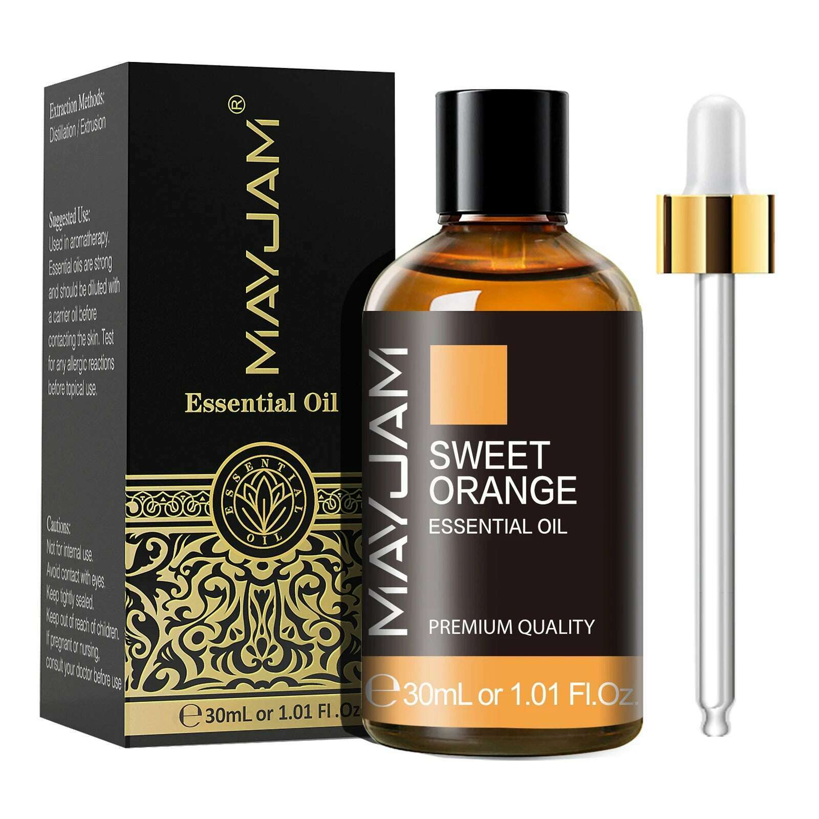 MAYJAM 30ML with Dropper Essential Oils Oregano Lemon Eucalyptus Spearmint Neroli Helichrysum Turmeric Anise Star Tea Tree - KIMLUD