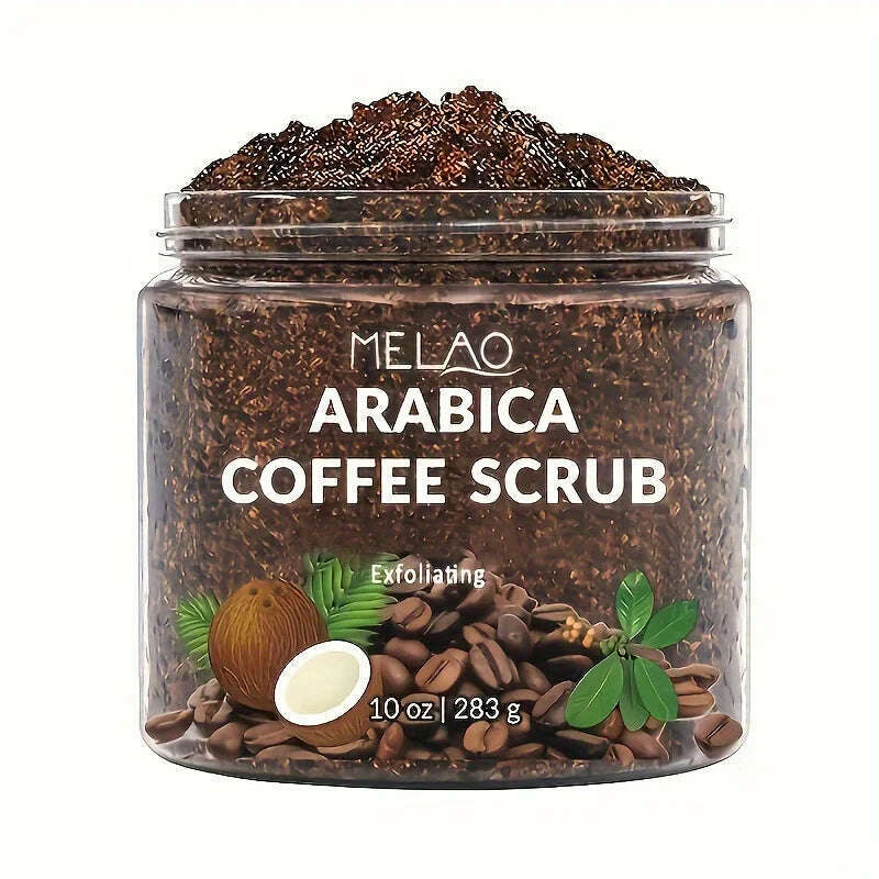 KIMLUD, MELAO Arabica Coffee Scrub - All Natural Exfoliating Body Scrub for Skin Care Dead Sea Salt and Arabica Coffee Moisturizing, MELAO-W232, KIMLUD APPAREL - Womens Clothes