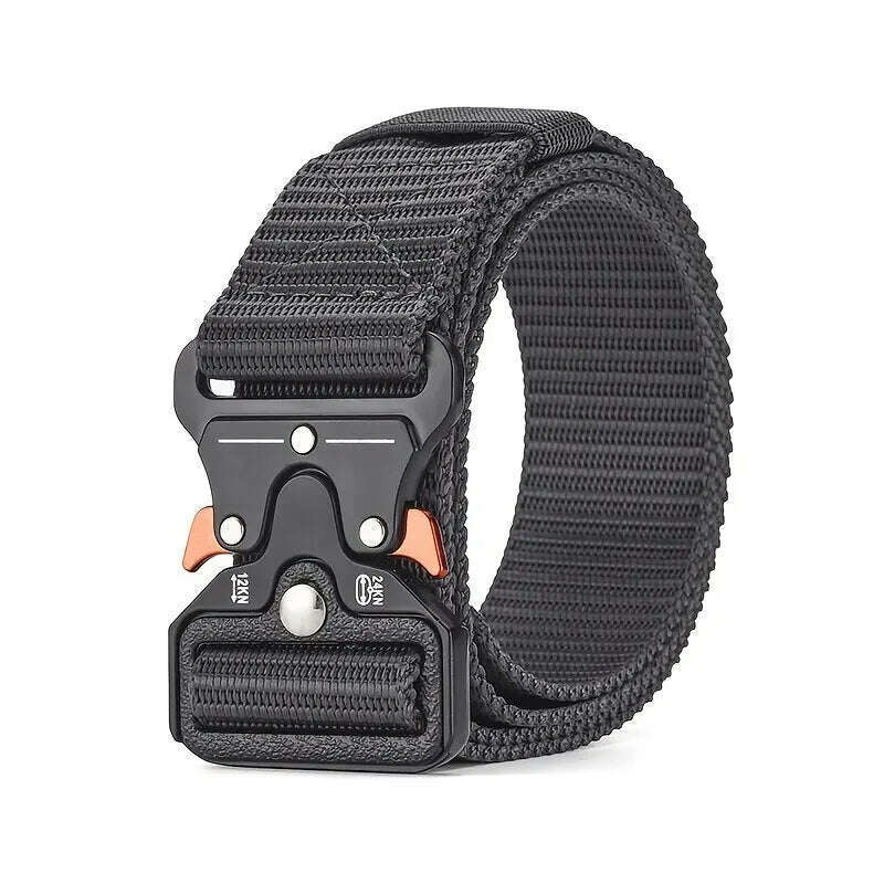 KIMLUD, Men's Belt Outdoor Multi Function Belt High Quality Canvas For Nylon Male Luxury Belts Women's Sports Jeans Belt Neutral Belts, StyleA-Grey / 125cm, KIMLUD APPAREL - Womens Clothes