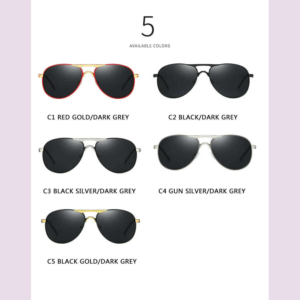 KIMLUD, Men's Polarized Sunglasses Women Driving Pilot Vintage Sun Glasses Brand Designer Male Black Sunglasses For Man Women UV400, KIMLUD Womens Clothes