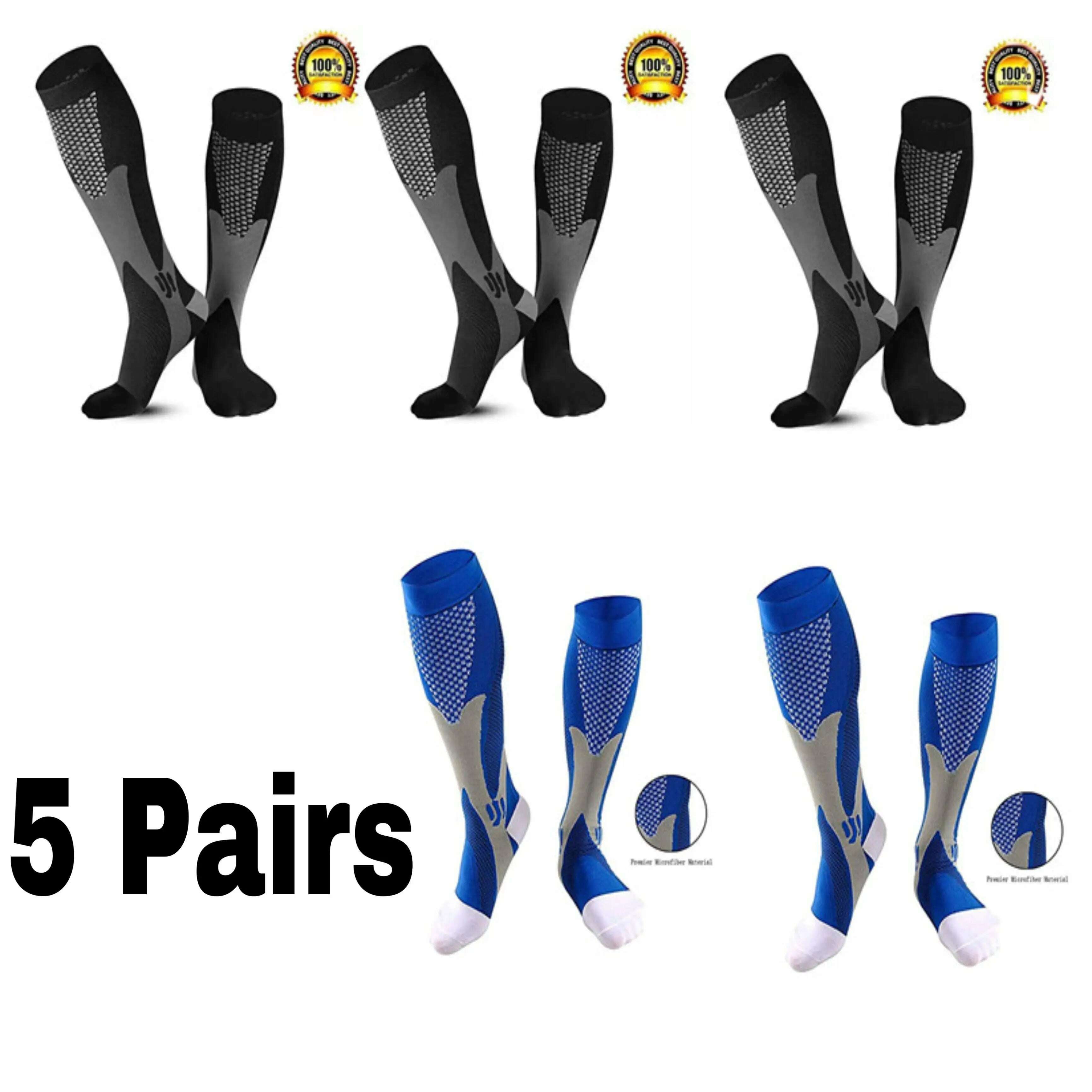 KIMLUD, Men's Sports Compression Socks Varicose Veins Cycling Socks Nursing Running Compression Socks Nurse Outdoor Natural Hiking, ZH522 / L XL, KIMLUD APPAREL - Womens Clothes