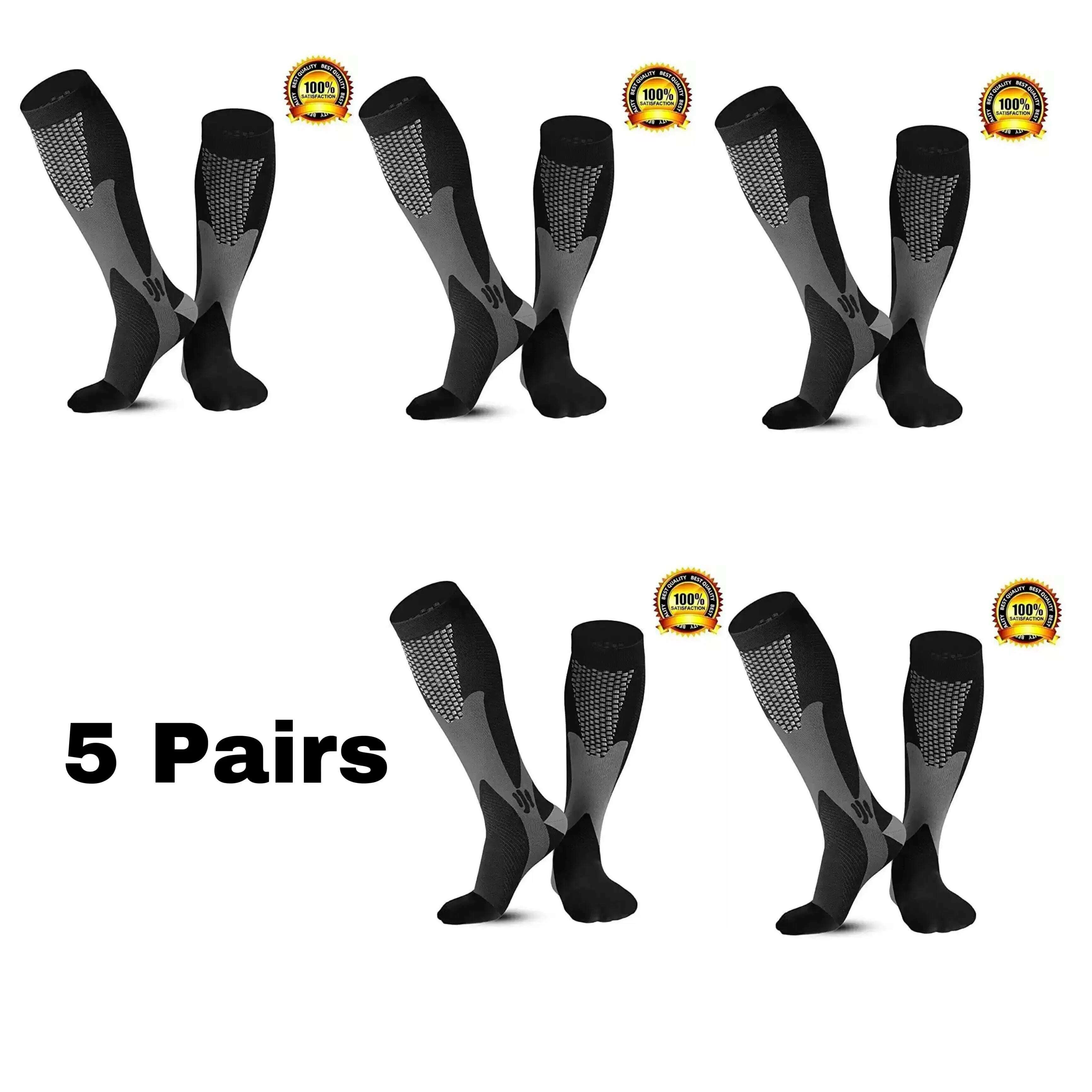 KIMLUD, Men's Sports Compression Socks Varicose Veins Cycling Socks Nursing Running Compression Socks Nurse Outdoor Natural Hiking, ZH518 / L XL, KIMLUD APPAREL - Womens Clothes