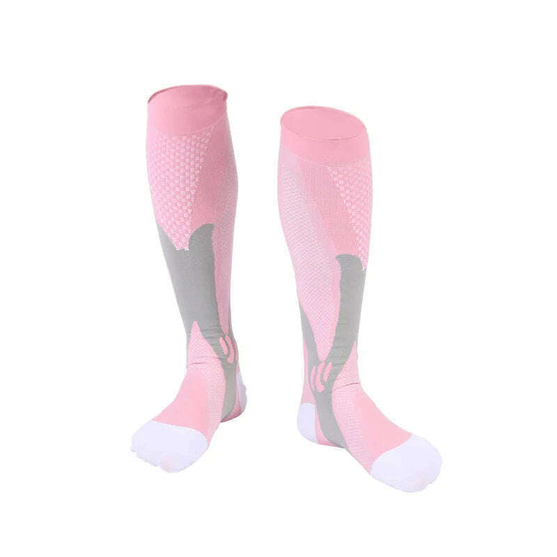 KIMLUD, Men's Sports Compression Socks Varicose Veins Cycling Socks Nursing Running Compression Socks Nurse Outdoor Natural Hiking, 33165 / L XL, KIMLUD APPAREL - Womens Clothes