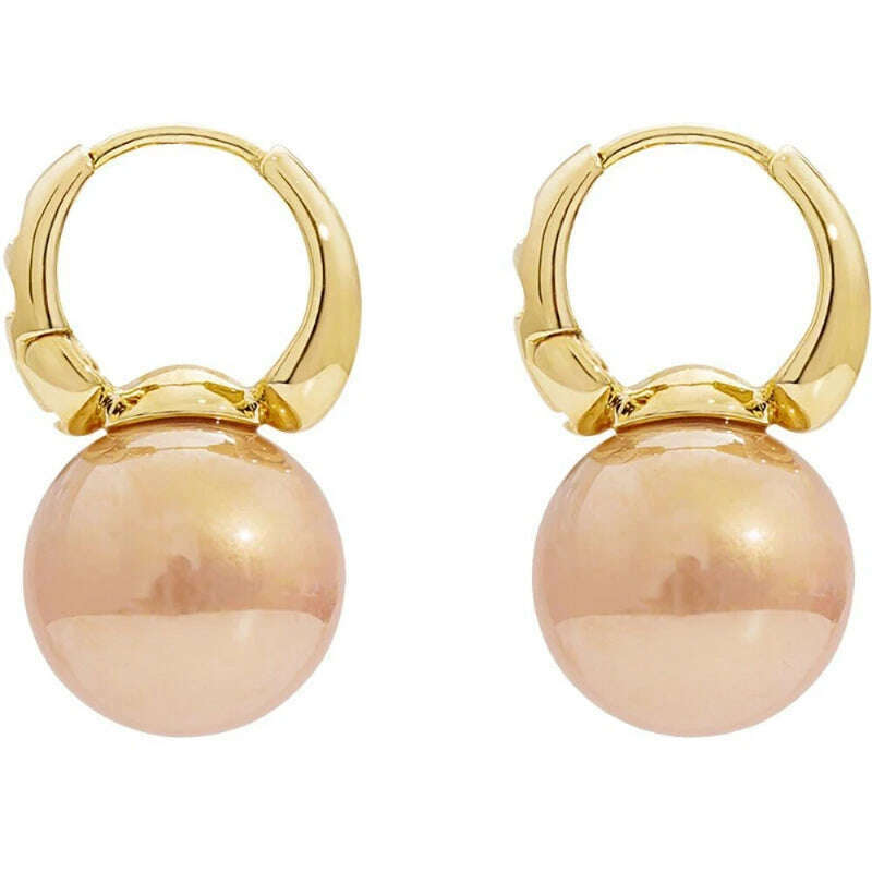 KIMLUD, MiHan Fashion Jewelry Elegant Temperament Simulated Pearl Drop Earrings For Women Wedding Gifts 2024 Trend New, KIMLUD Womens Clothes