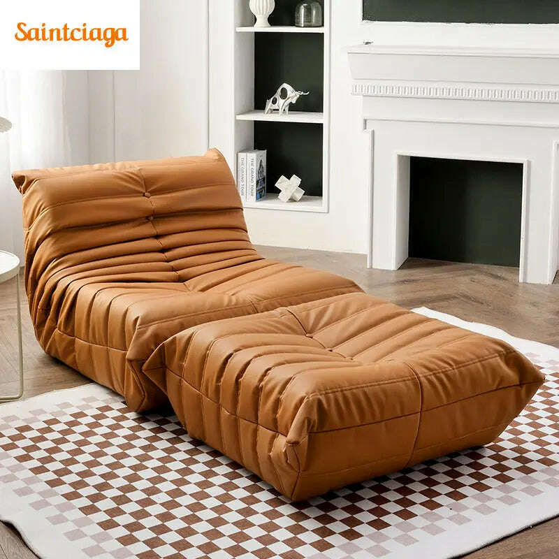 KIMLUD, Minimalist Sofa Nordic Single Luxury Sofa Recliner Balcony Caterpillar Sofa Simple Leisure Sofa Living Room Furniture Muebles, KIMLUD Womens Clothes