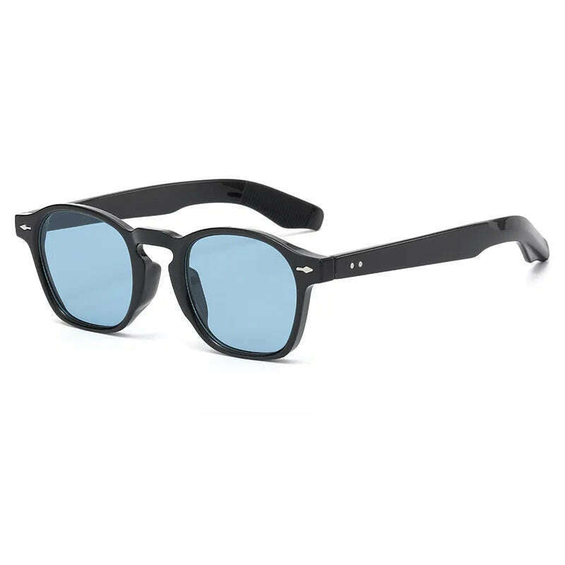 KIMLUD, MIZHO Original Brand Design PC Frames Gradient Tiny Sunglasses Women High Quality UVB Brown oculos de sol masculino Eyewear Men, MTY191 BlueBlack / CHINA / photo color, KIMLUD Womens Clothes