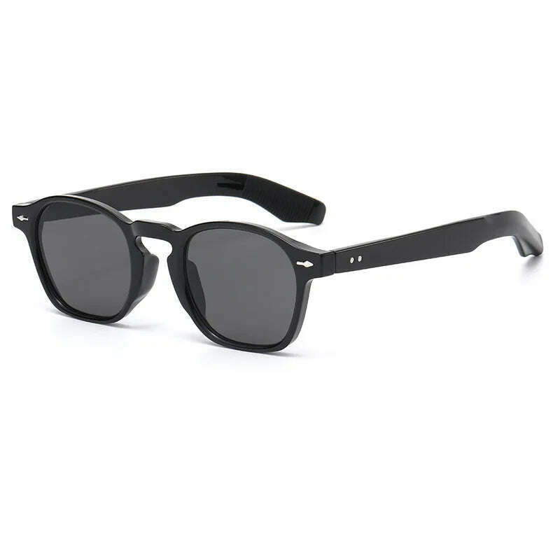 KIMLUD, MIZHO Original Brand Design PC Frames Gradient Tiny Sunglasses Women High Quality UVB Brown oculos de sol masculino Eyewear Men, MTY191 Black / CHINA / photo color, KIMLUD Womens Clothes
