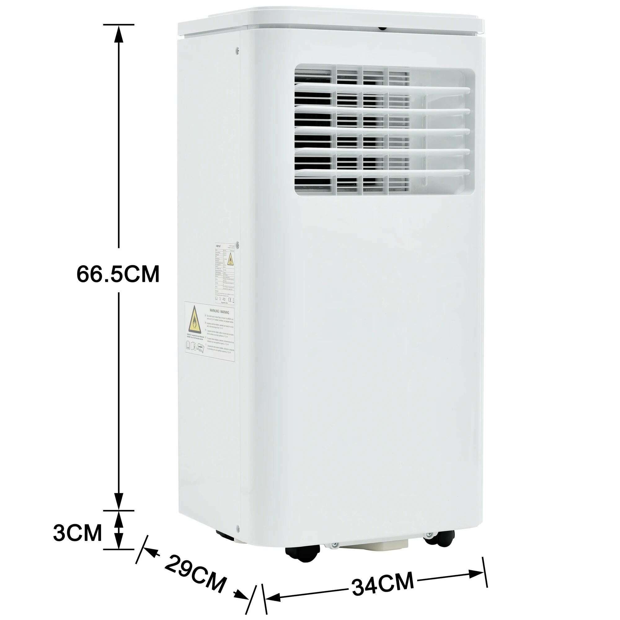 KIMLUD, Mobile air conditioner 9000 BTU/h, 2.5KW. Dehumidifier with exhaust function, remote control/APP control, KIMLUD Womens Clothes