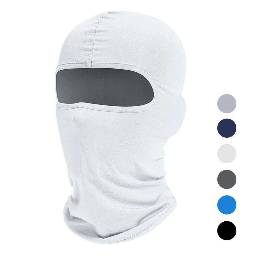 KIMLUD, Motorcycle Balaclava Full Face Cover Warmer Windproof Breathable Motorbike Motocross Cycling Biker Cycling Anti-UV Men Helmet, KIMLUD Womens Clothes