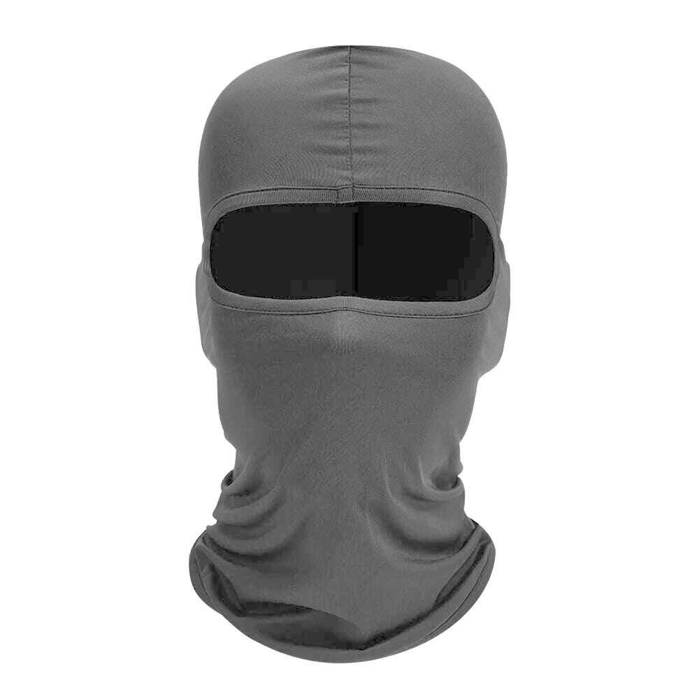 KIMLUD, Motorcycle Balaclava Full Face Cover Warmer Windproof Breathable Motorbike Motocross Cycling Biker Cycling Anti-UV Men Helmet, Black, KIMLUD APPAREL - Womens Clothes