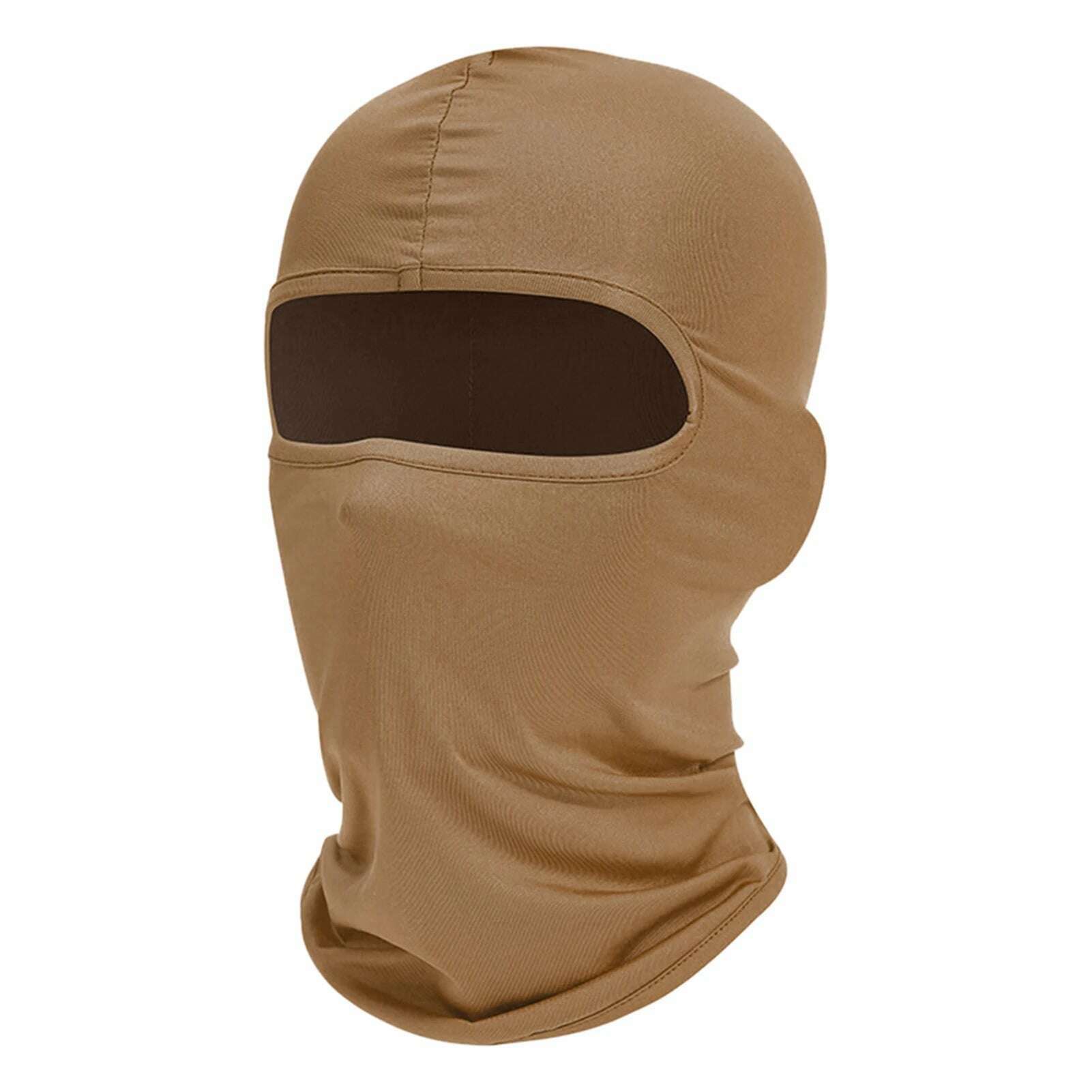 KIMLUD, Motorcycle Balaclava Full Face Cover Warmer Windproof Breathable Motorbike Motocross Cycling Biker Cycling Anti-UV Men Helmet, Sand, KIMLUD APPAREL - Womens Clothes