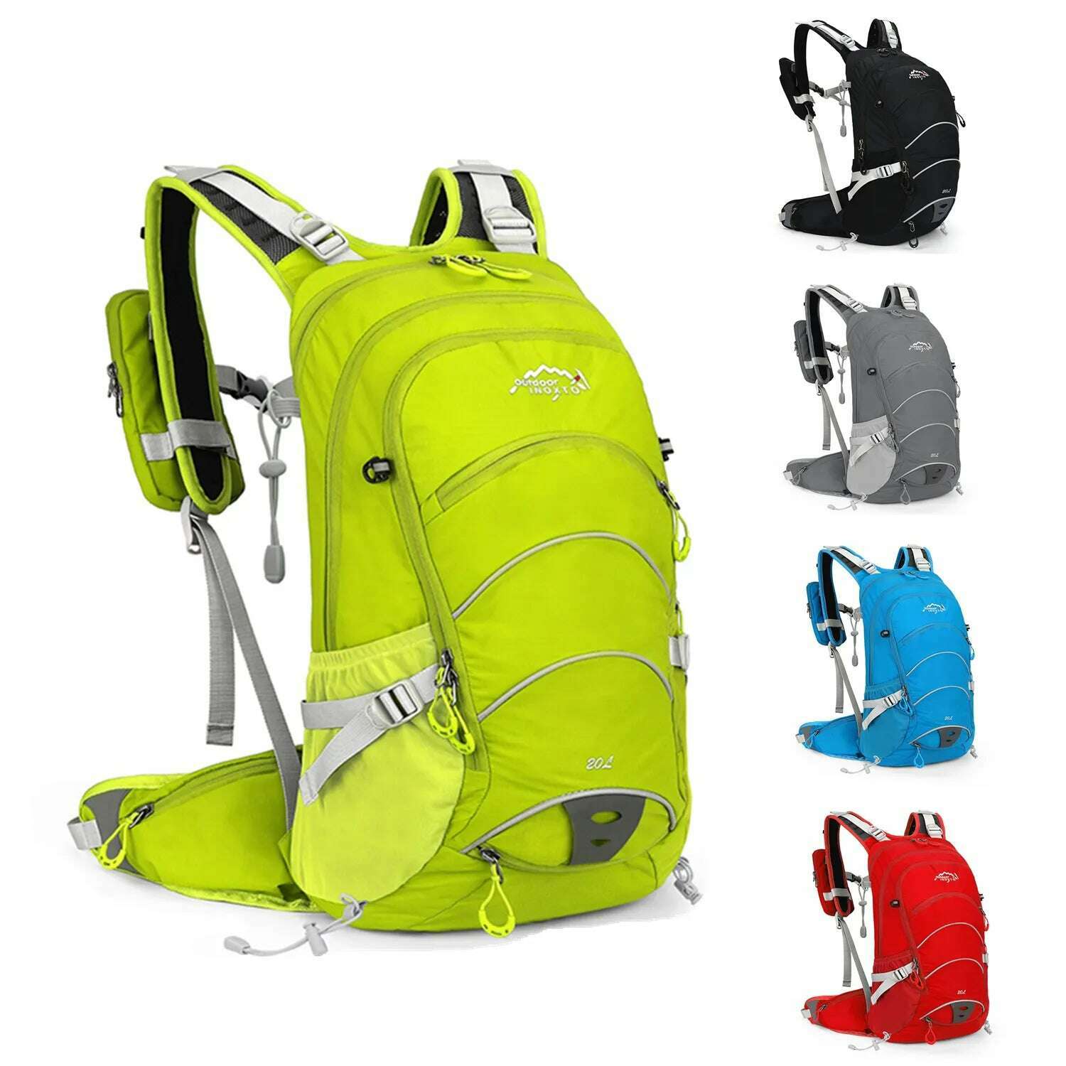 Mountaineering backpack 20 liters men's and women's outdoor sports bag waterproof camping hiking rain - KIMLUD