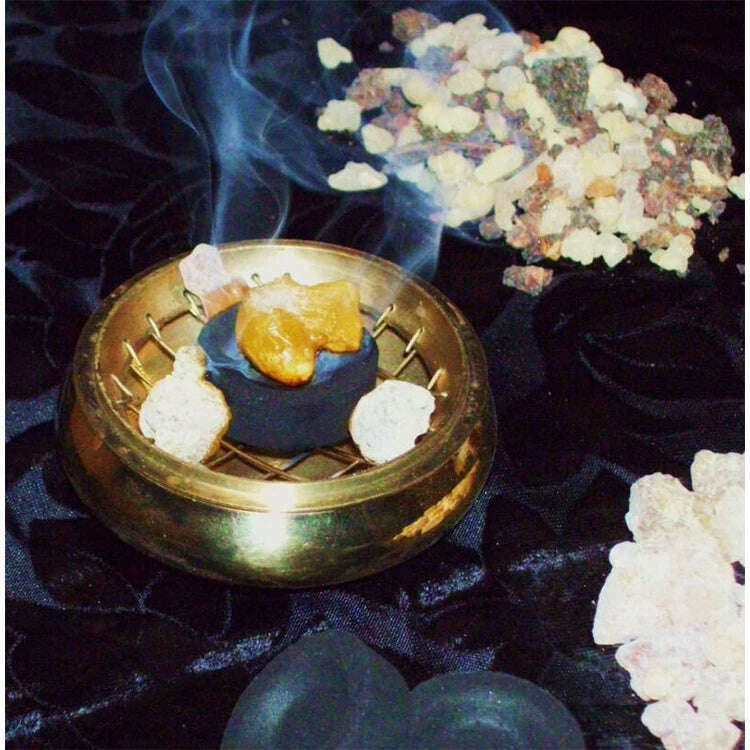 Natural Benzoin Resin Incense - Purification Blessing Peace Meditation Benzoin Chunks - KIMLUD