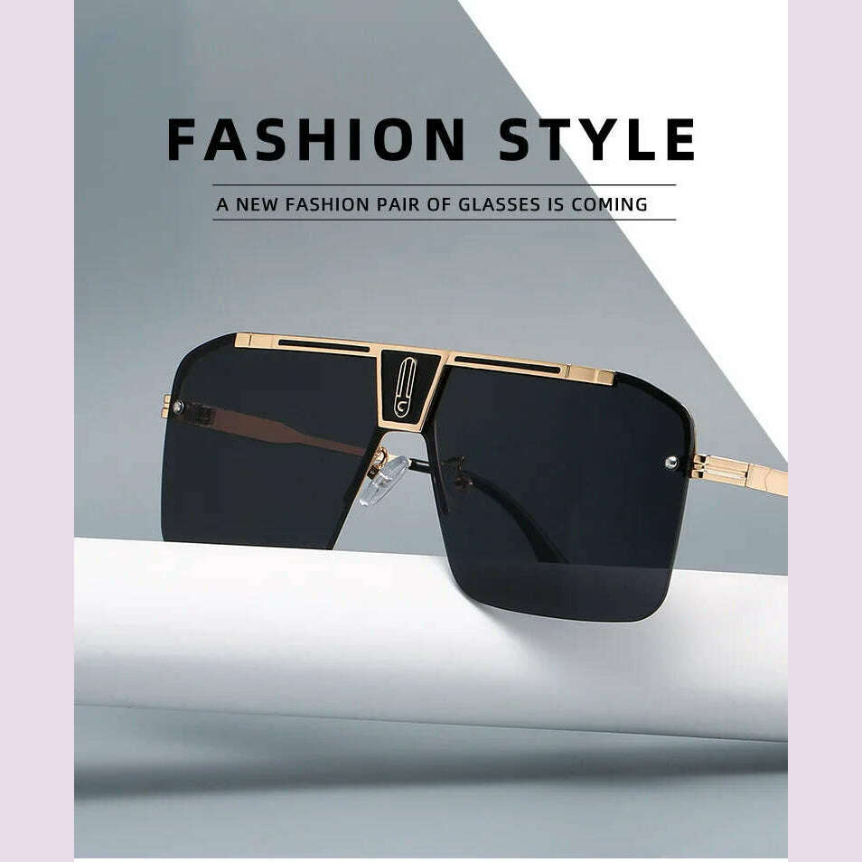 KIMLUD, New Arrival Brand Design Gentleman Sun Glasses With Large Square Frames Stylish With Sophisticated And Tasteful Sunglasses Men, KIMLUD Womens Clothes