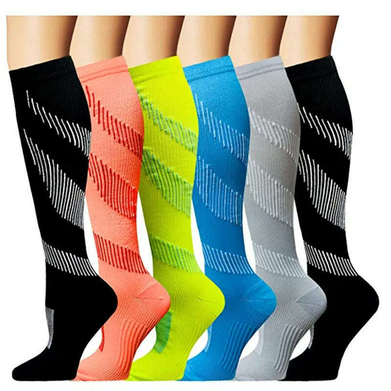 KIMLUD, New Arrival Stockings Compression Golf Sport Socks Medical Nursing Stockings Prevent Varicose Veins Socks Fit For Rugby Socks, KIMLUD Womens Clothes