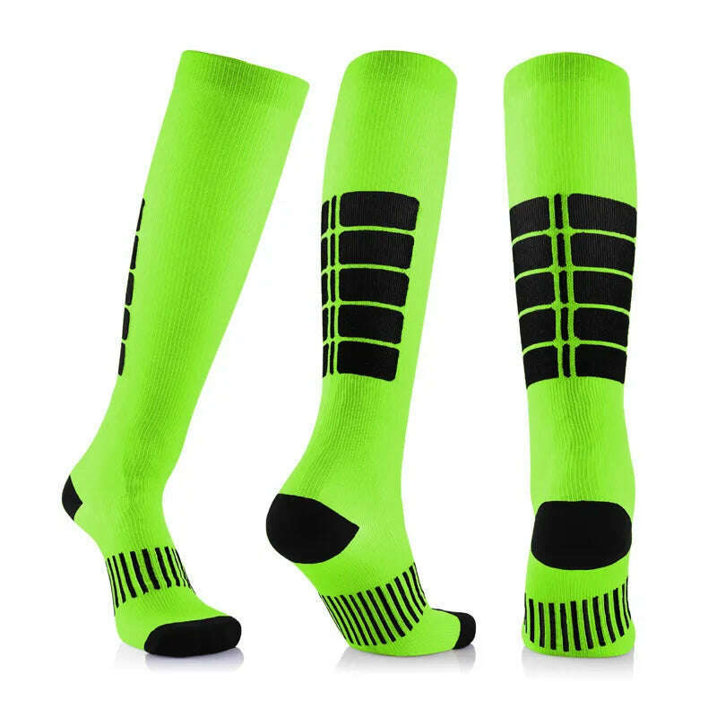 KIMLUD, New Arrival Stockings Compression Golf Sport Socks Medical Nursing Stockings Prevent Varicose Veins Socks Fit For Rugby Socks, YS1007-Green / S-M EU 35-41, KIMLUD APPAREL - Womens Clothes