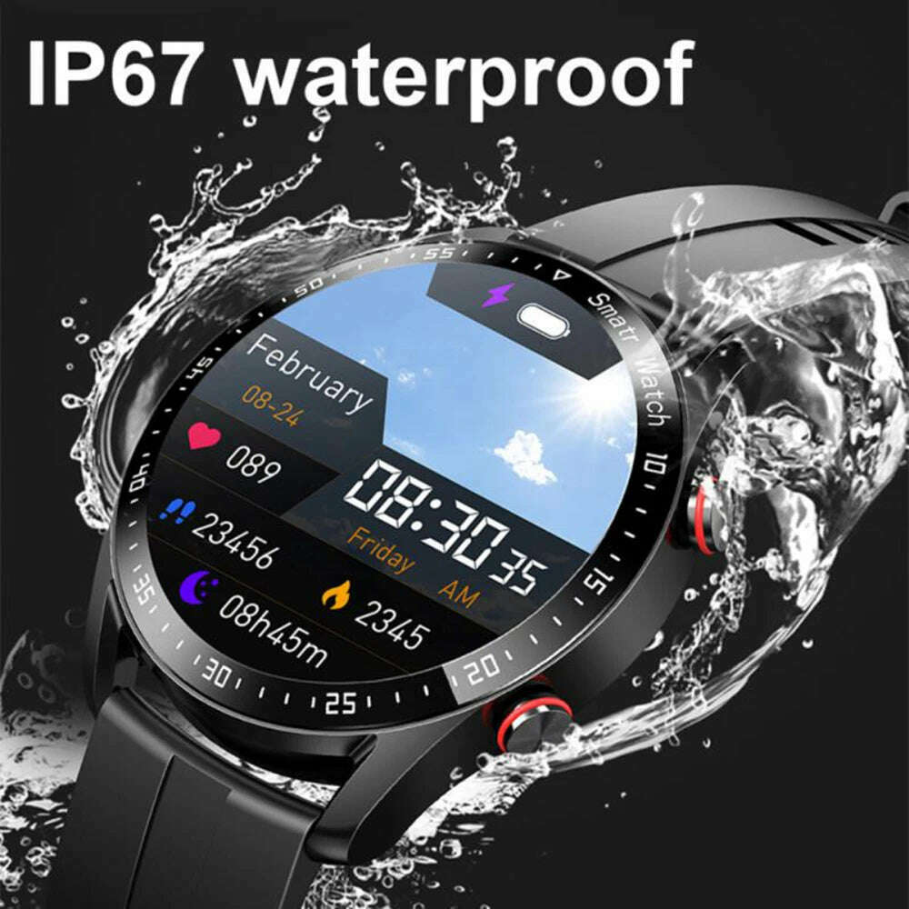 KIMLUD, New HW20 Smart Watch Men ECG+PPG Smartwatch Waterproof Bluetooth Call Heart Rate Monitoring Message Reminder Sports Watch Men, KIMLUD Womens Clothes