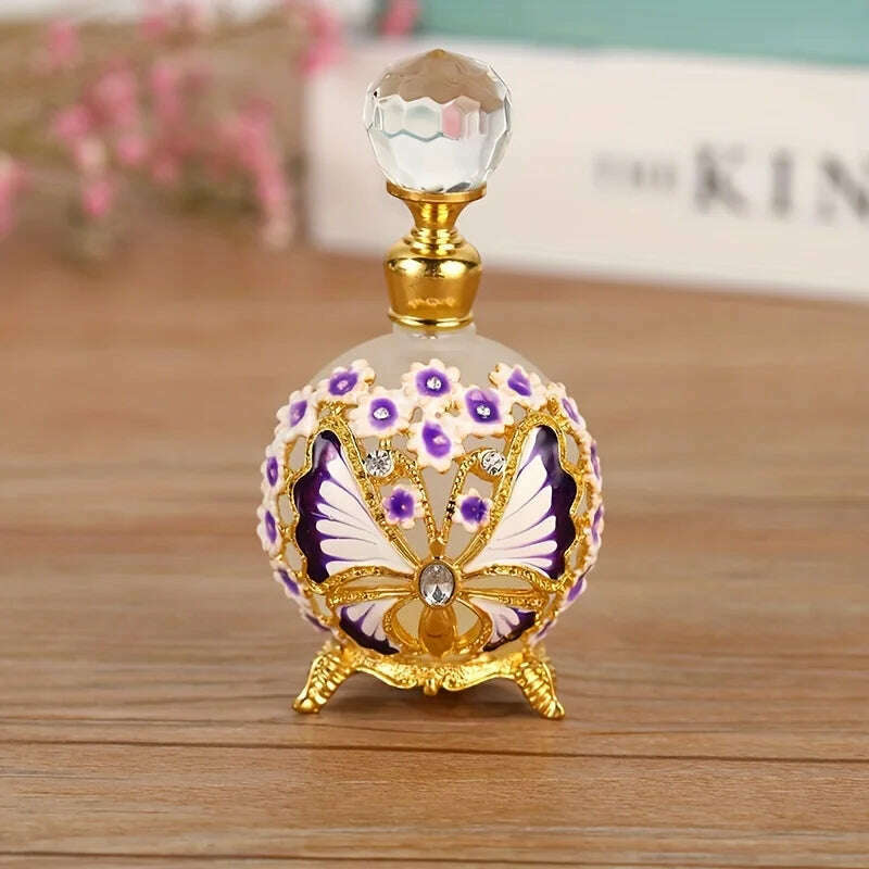 New perfume bottle with essential oils Arabian Middle Eastern style empty bottle - KIMLUD