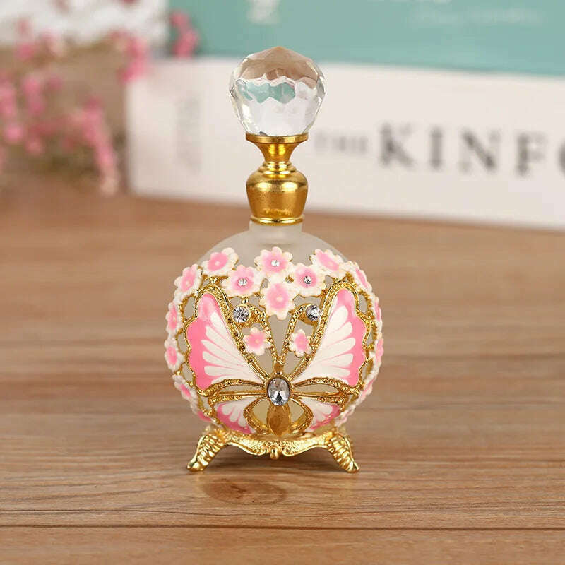 New perfume bottle with essential oils Arabian Middle Eastern style empty bottle - KIMLUD