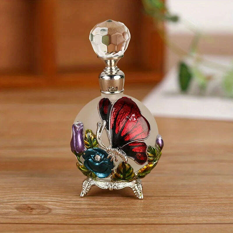 KIMLUD, New perfume bottle with essential oils Arabian Middle Eastern style empty bottle, 25ml 3 / Glass, KIMLUD APPAREL - Womens Clothes