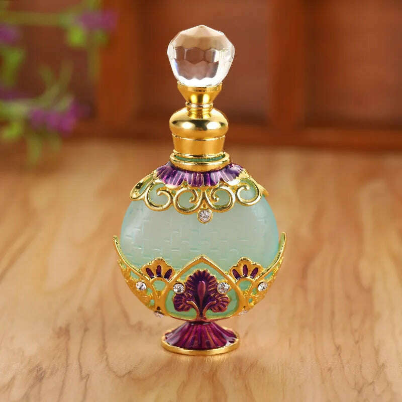 KIMLUD, New perfume bottle with essential oils Arabian Middle Eastern style empty bottle, KIMLUD Womens Clothes