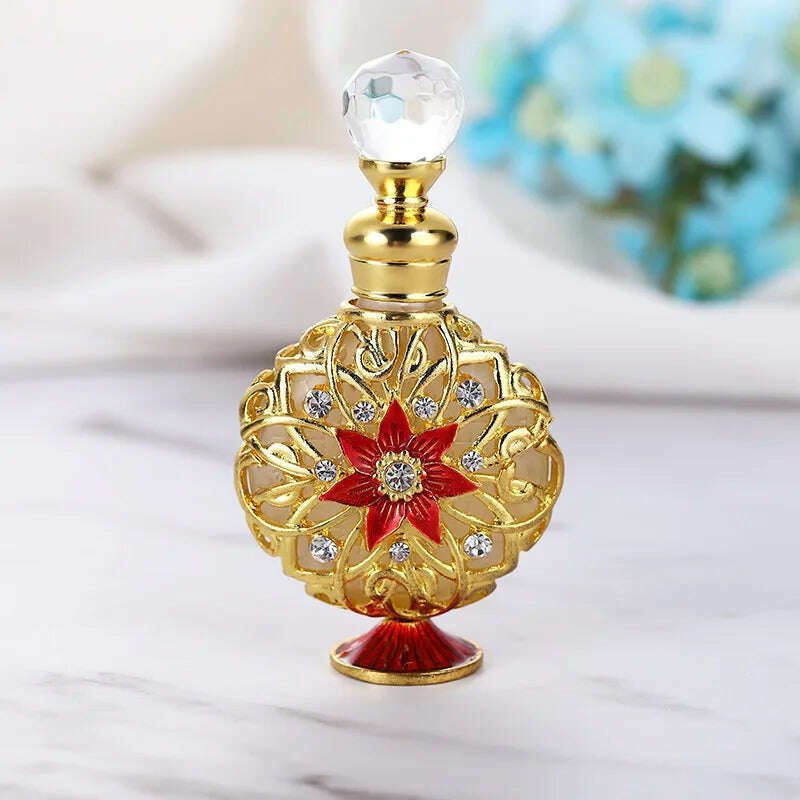 KIMLUD, New perfume bottle with essential oils Arabian Middle Eastern style empty bottle, KIMLUD Womens Clothes